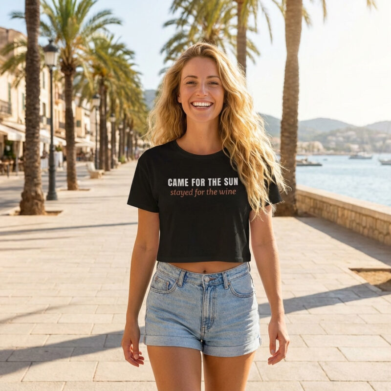 Crop top | Came for the sun