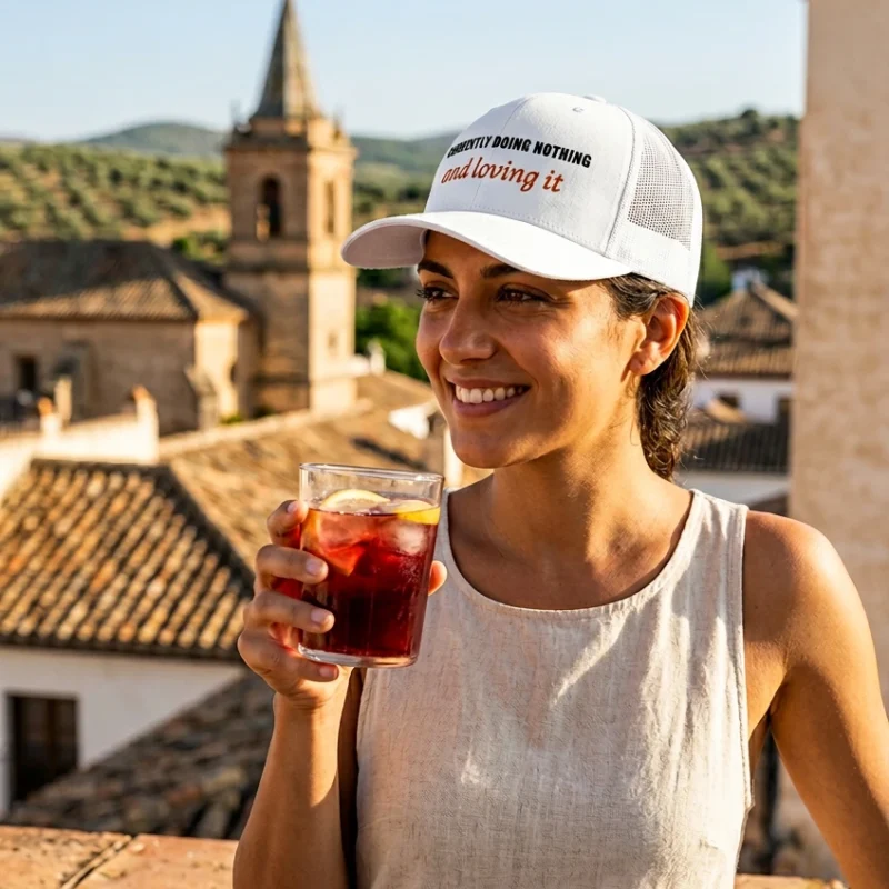 Currently Doing Nothing Trucker Cap – Breathable Summer Hat