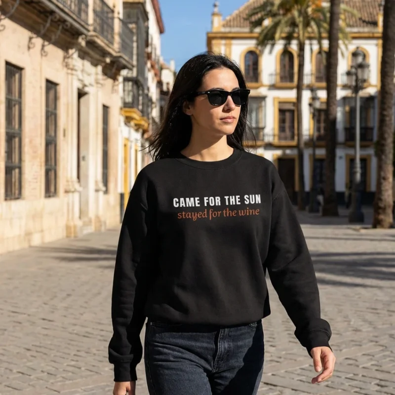 Unisex Sweatshirt | Came for the sun
